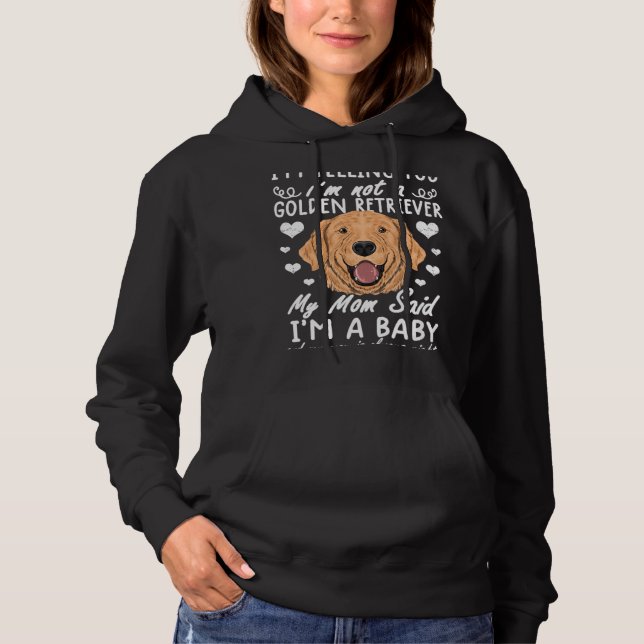 Moletom golden retriever mom  for women  golden retriever (Frente)