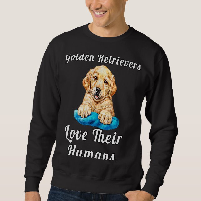 Moletom Golden Retriever Owner Golden Retrievers Love Thei (Frente)