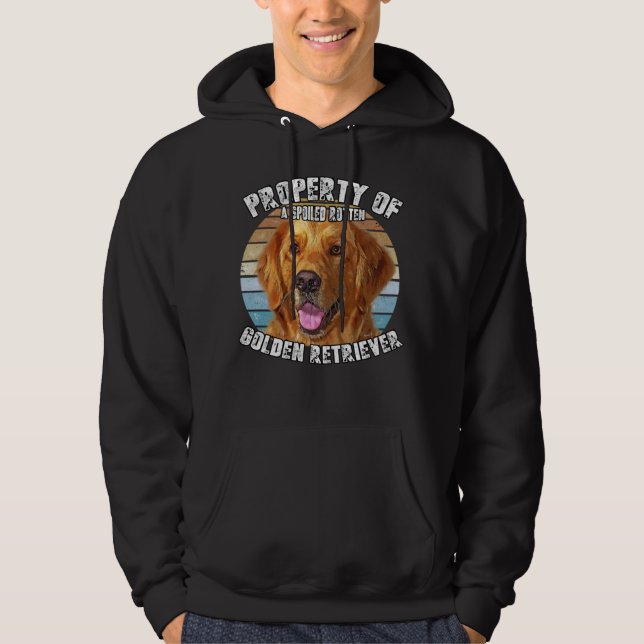 Moletom Golden Retriever Owner   Retro Property Of (Frente)