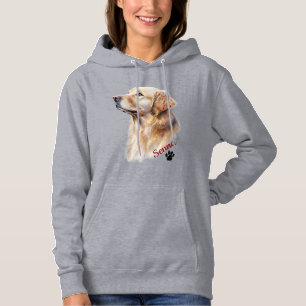 Moletom Golden Retriever Personalizado Nome do Animal de E