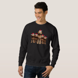 Moletom Goldendoodle de Natal, Xmas Labradoodle Crew