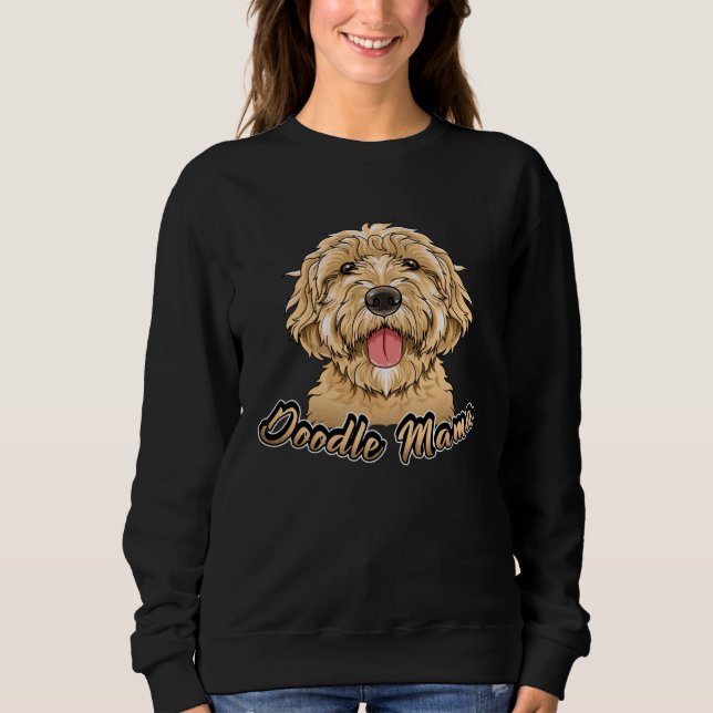 Moletom GoldenDoodle  for Women Girls Kids Doodle Mama (Frente)