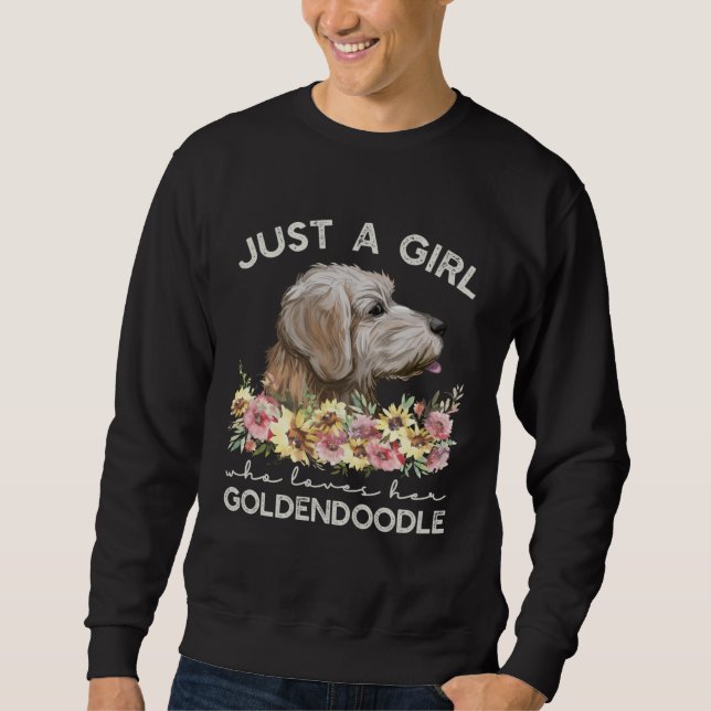 Moletom Goldendoodle  Just A Girl Dog (Frente)