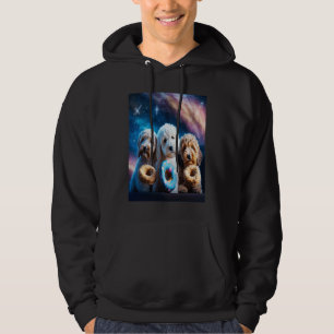 Moletom Goldendoodle No Espaço Com Rosquinhas Cute Doodle 