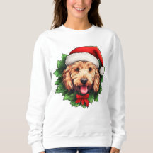 Goldendoodle Wreath de Natal