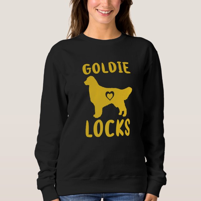 Moletom Goldie Locks for Golden Retriever for Dog Mom or D (Frente)