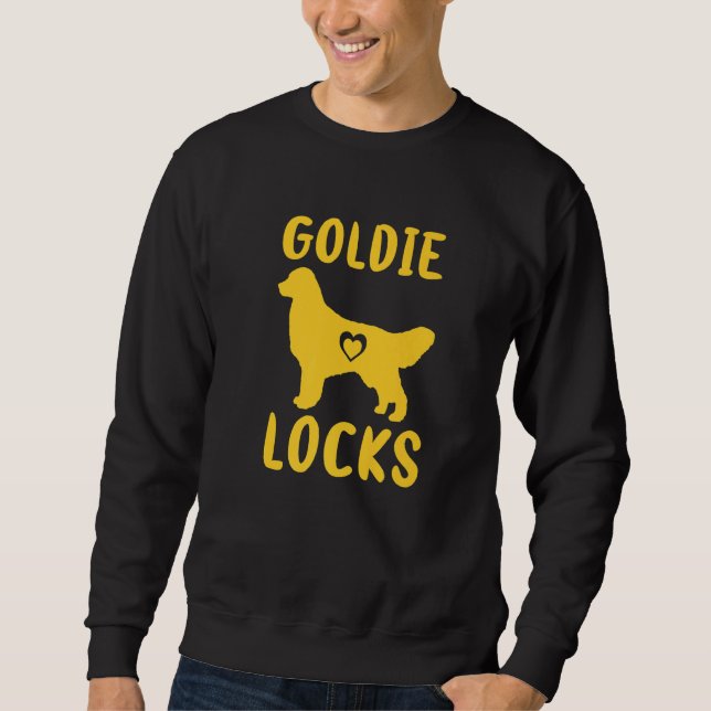 Moletom Goldie Locks for Golden Retriever for Dog Mom or D (Frente)