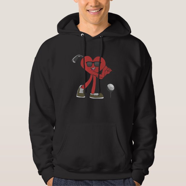 Moletom Golf Ball Happy Valentine's Day Heart Love Married (Frente)