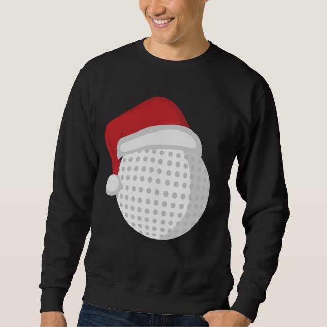 Moletom Golf Ball Santa Claus Hat - Golfe de Natal (Frente)