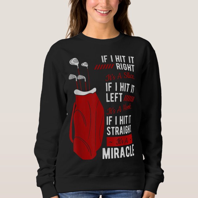 Moletom Golf Putter Par Golfer Birdie Golfing Bogey Eagle (Frente)