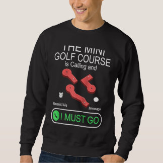Moletom Golfe Miniatura Jogador de Minigolfe Curso Interno