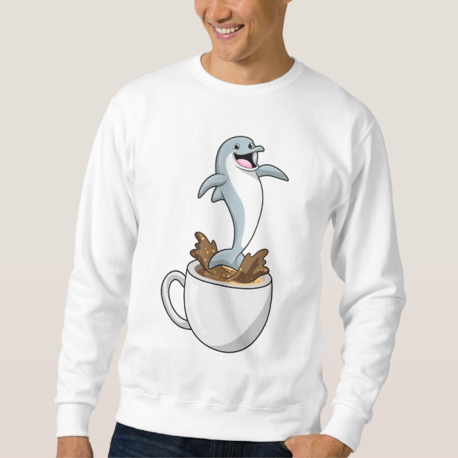 Moletom Golfinho com Taça de Café (Frente)