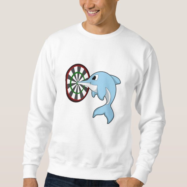 Moletom Golfinho nas Trevas com Dartboard (Frente)