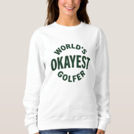 Moletom Golfista Mais ou Menos do Mundo Humor de Golfe Vin