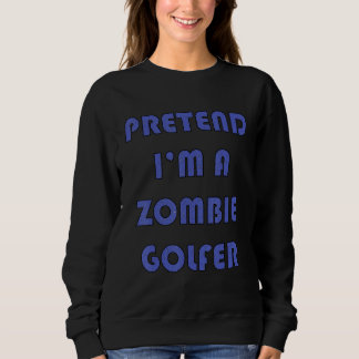 Moletom Golfista Zumbi Fantasia de Golfe de Halloween 2