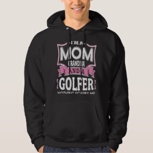 Moletom Golfs Golfer Vovó Mãe Sem Medo Roupa