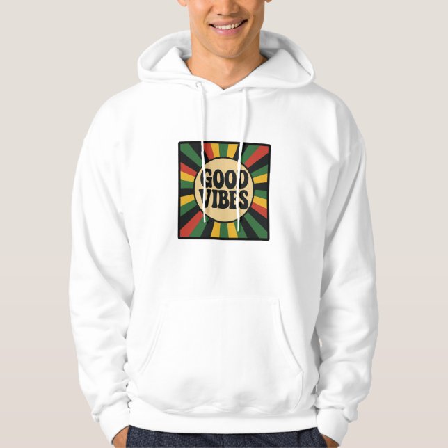 Moletom Good Vibes Retro Reggae Sweatshirt (Frente)