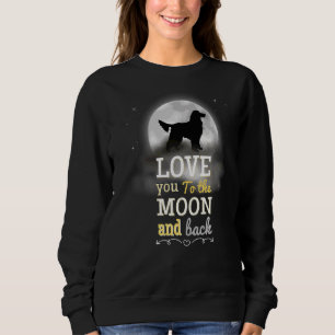 Moletom Gordon Setter Dog Love To Moon