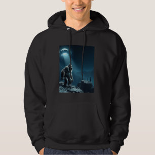 Moletom Gorila Engraçado e Selfie de Alien ufo Homens Mulh