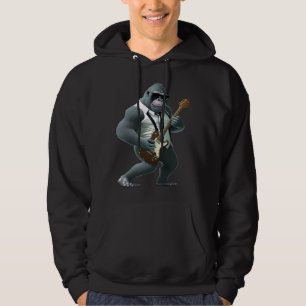 Moletom Gorila Tocando Guitarra Elétrica Animal Macaco G