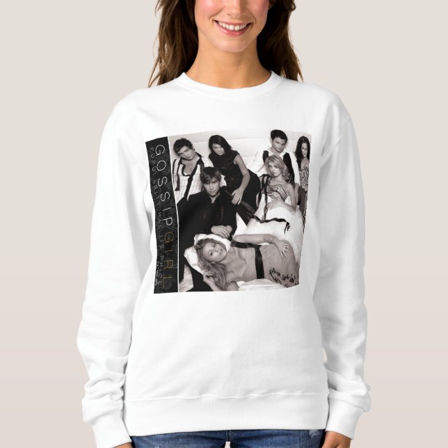 Moletom Gossip Girl Black and White Group Graphic (Frente)