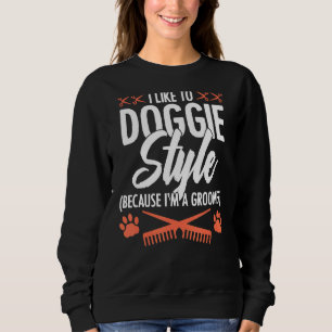 Moletom Gosto de Estilo de Doggie, porque sou um Pet G