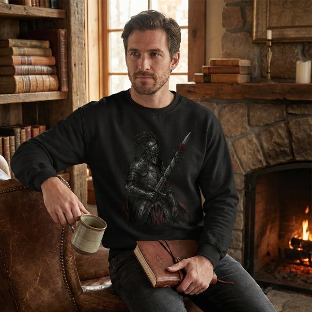 Moletom Gothic Knight of the Bleeding Rose Dark Fantasy (Criador carregado)