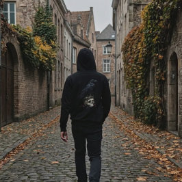 Moletom Gothic Raven Skull & Poison Vial Dark Fantasy