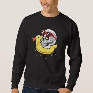 Moletom Gótico de Verão do Beach Skull