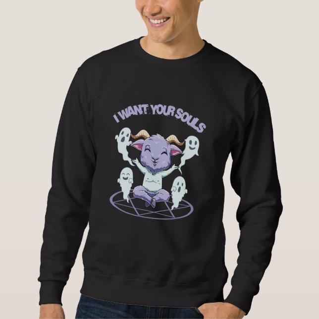 Moletom Gótico do Baby Bapomet (Frente)