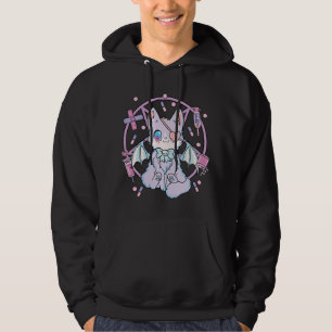 Moletom Gótico Pastel Kawaii Yami Cat