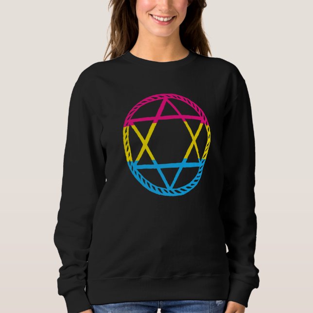 Moletom Gótico Pentagrama Lgbt (Frente)