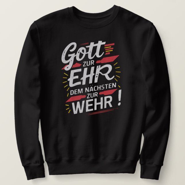 Moletom Gott zur Ehr dem Nächsten zur Wehr - Feuerwehr (Frente do Design)
