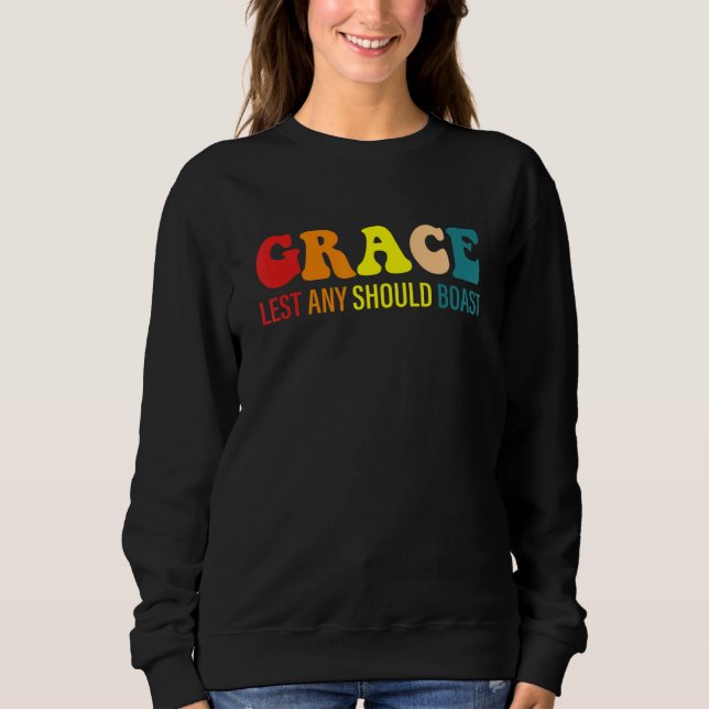 Moletom Graça para que ninguém se glorie (Frente)