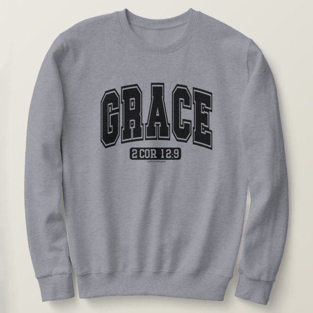 Moletom Grace Christian Faith Sweatshirt (Frente do Design)