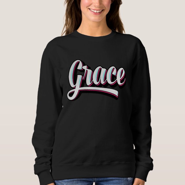 Moletom Grace Christian Letter  Idea (Frente)
