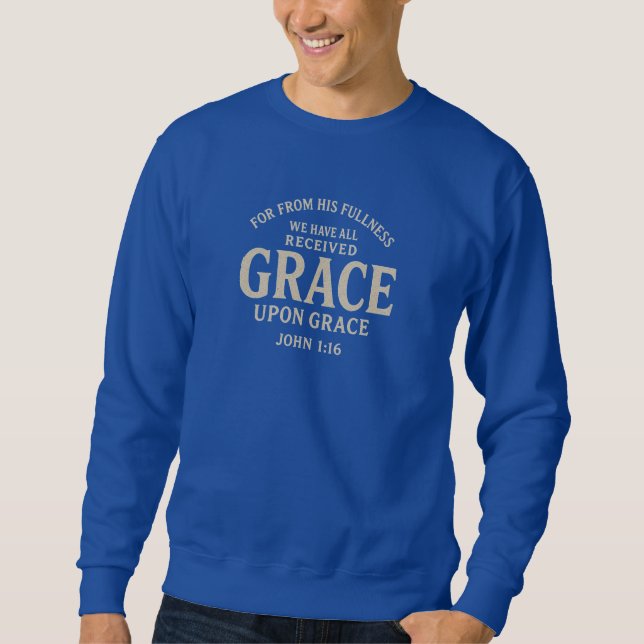 Moletom Grace upon Grace - Christian (Frente)