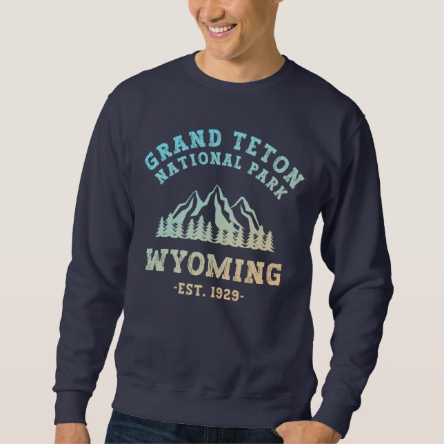 Moletom Gradiente Grand Teton National Park Wyoming EUA (Frente)