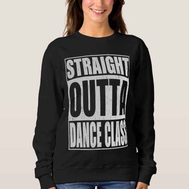 Moletom Graduação Escolar hetero Fora da Dança (Frente)