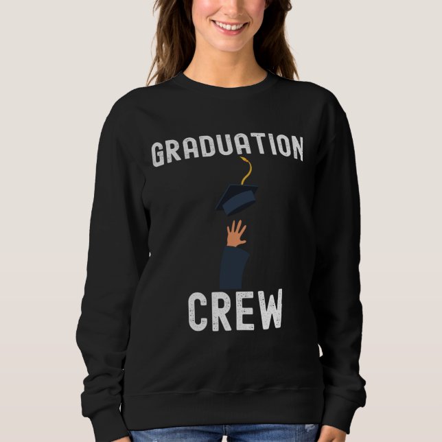 Moletom Graduation Class School Congrats Quotes Family (Frente)
