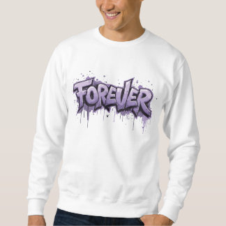 Moletom Graffiti Lavender Infinity "FOREVER"