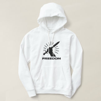 Moletom gráfico da espada da liberdade