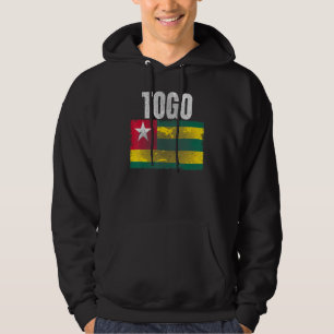 Moletom Gráfico De Bandeira Do Togo Com Distância Para Hom