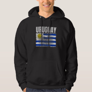 Moletom Gráfico de Bandeira do Uruguai, em apuros, para ho