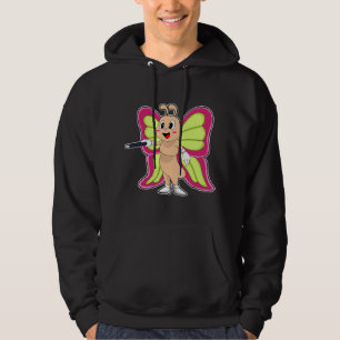 Moletom Gráfico de Cactus Suculenta Retrato de Desenho de