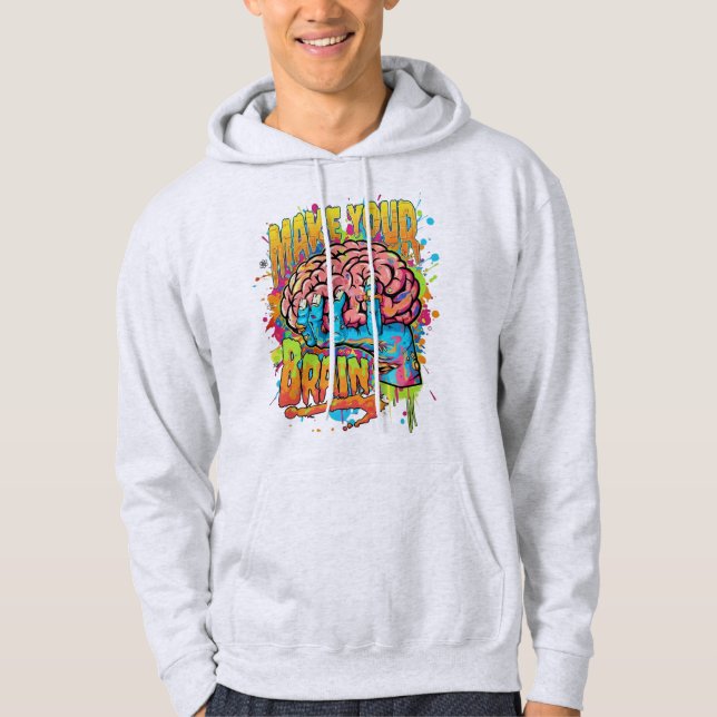 Moletom Gráfico de Conjunto de Menções Criativo (Frente)