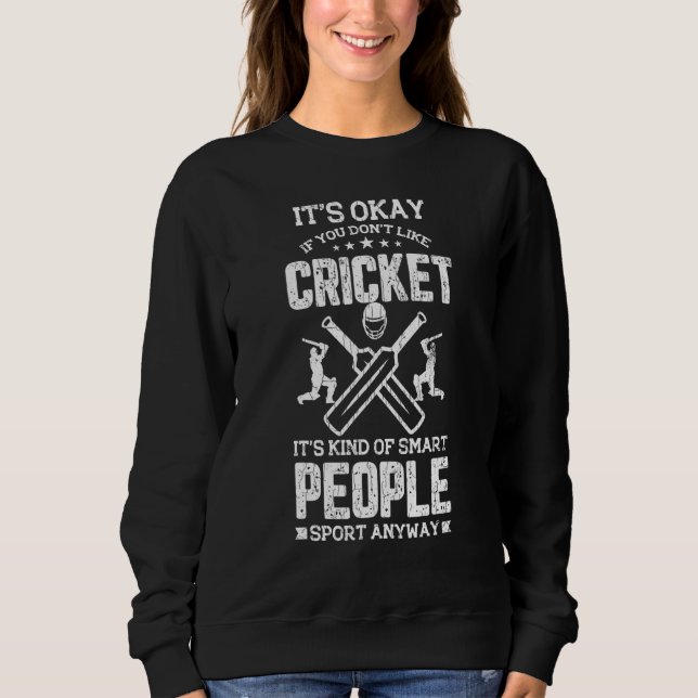 Moletom Gráfico de Esporte do Cricket Smart Player (Frente)
