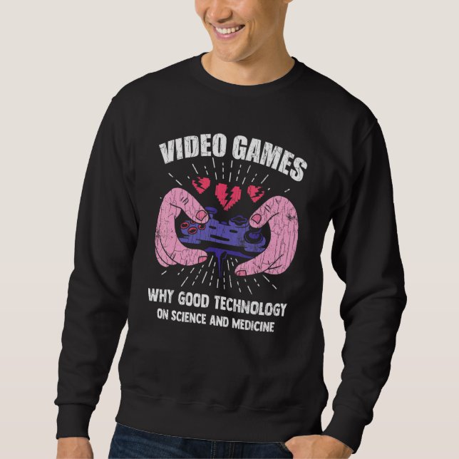 Moletom Gráfico de jogos para videos games (Frente)