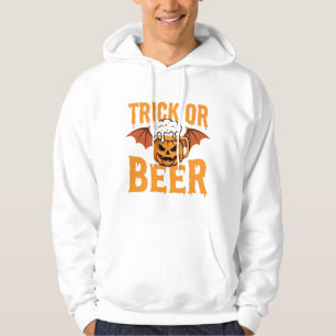 Moletom Gráfico de Morcego de Abóbora Cerveja ou Travessur