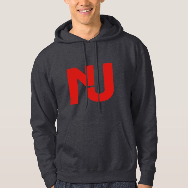 Moletom Gráfico de NJ (vermelho) (Frente)